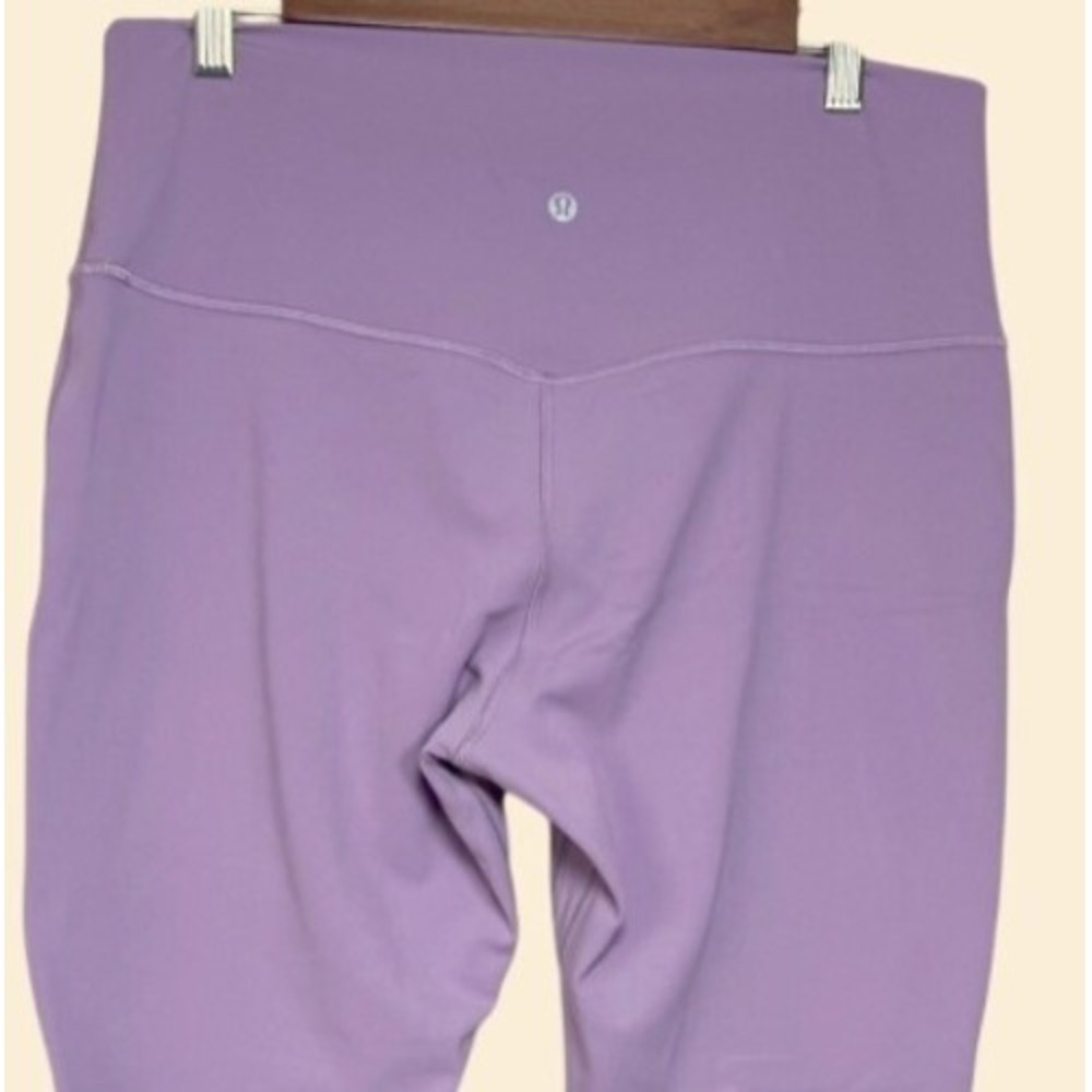 Lululemon Align High-Rise Pant 25" Womens 14 Wisteria Purple Good Nulu Leggings - Picture 3 of 12